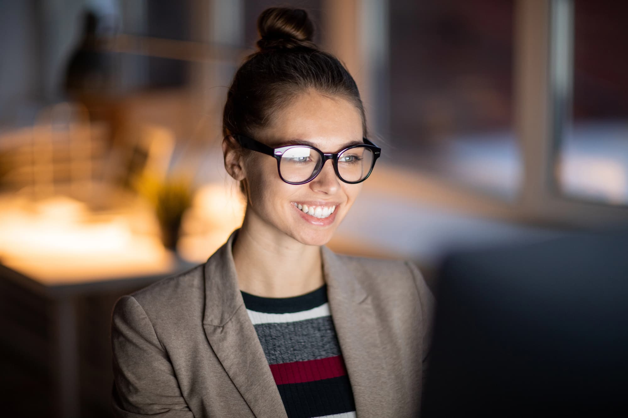 Professional woman in office