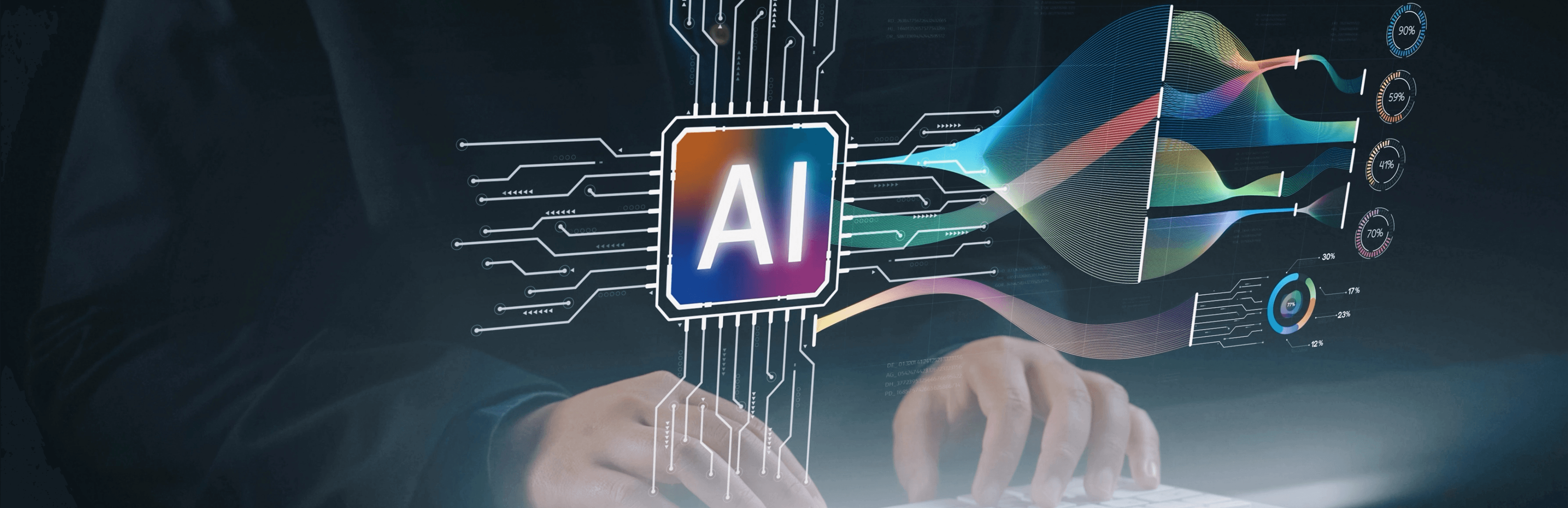 People sitting in waiting room with Venn diagram