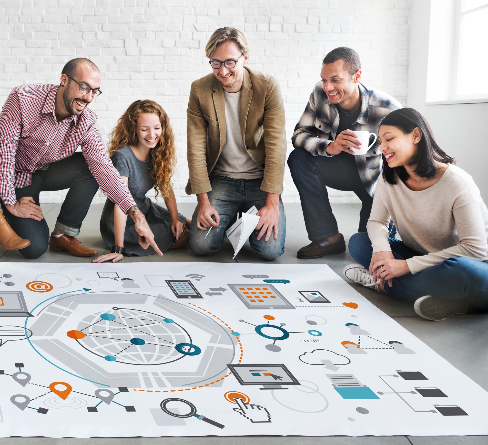 Modern glass skyscraper